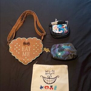 Alice in Wonderland Themed Bag Set